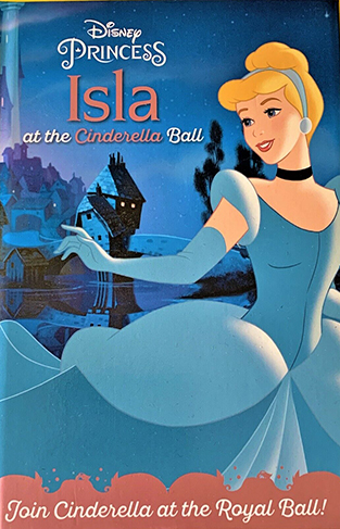 Disney Princess Isla at the Cinderella Ball
